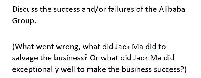 Discuss the success and/or failures of the