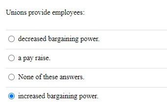 DONT EXPLAIN IT, JUST ANSWER IT QUICKLY Unions