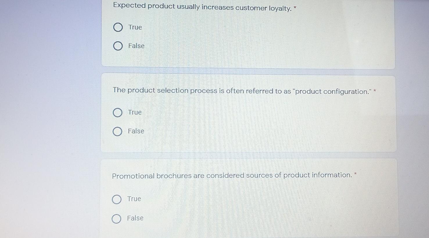 Expected product usually increases customer