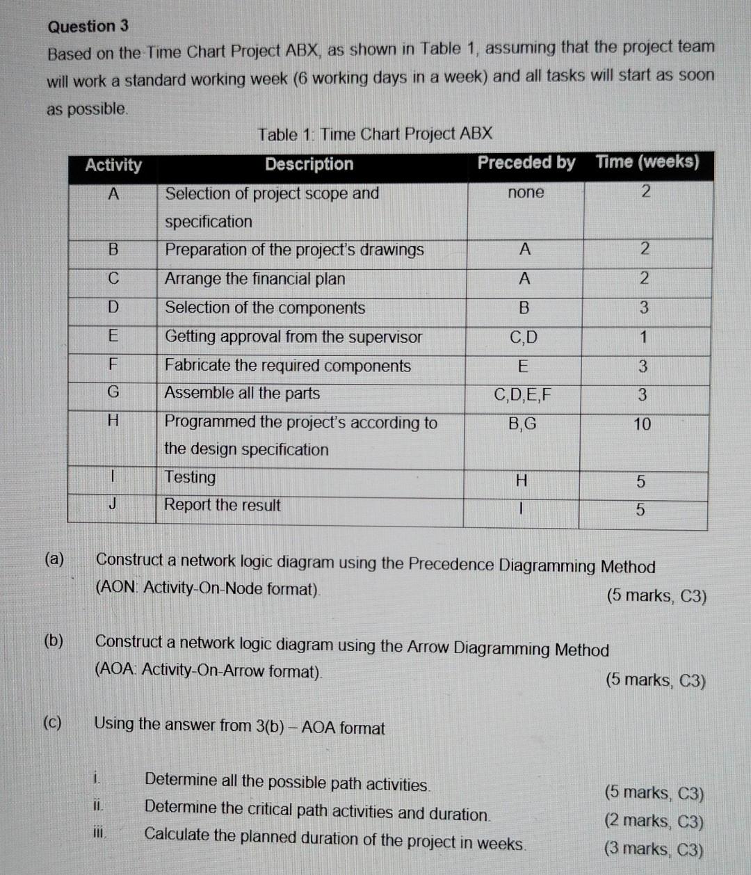 show me the step and answer. Question 3 Based on