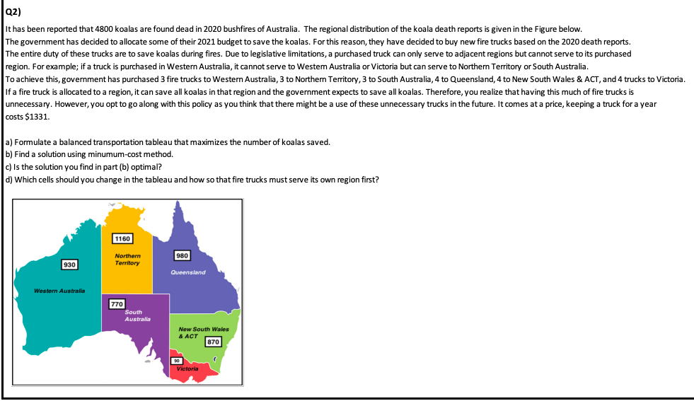 02) It has been reported that 4800 koalas are