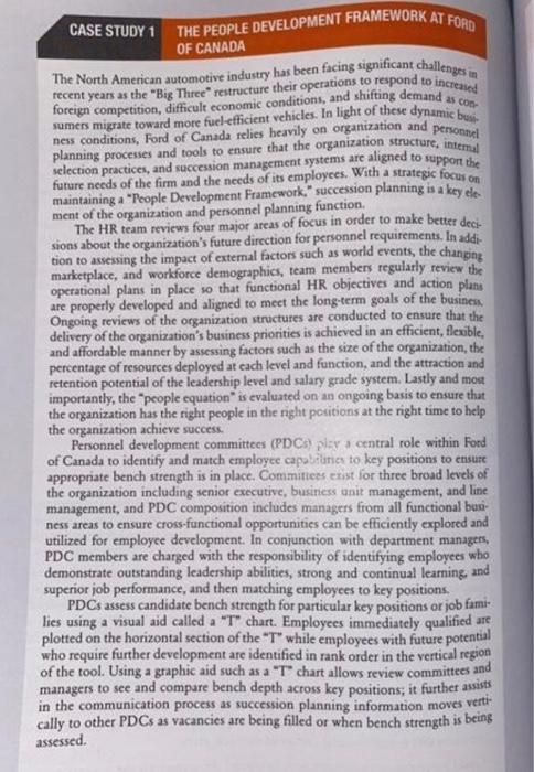 personnel CASE STUDY 1 THE PEOPLE DEVELOPMENT