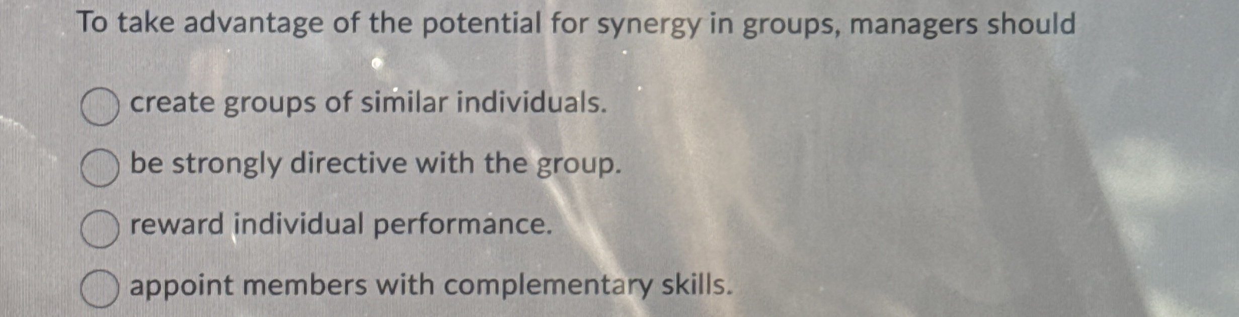 To take advantage of the potential for synergy in