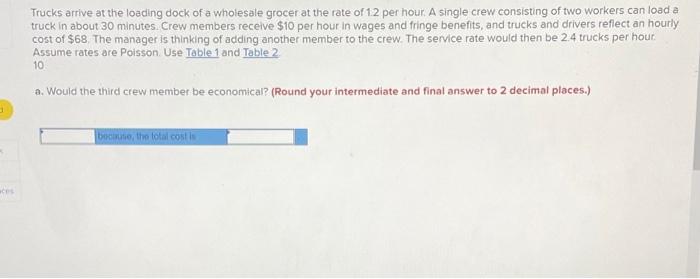 Trucks arrive at the loading dock of a wholesale