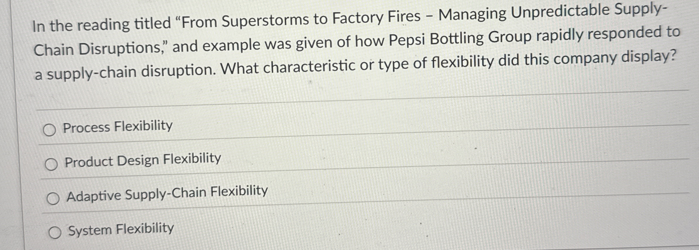 In the reading titled "From Superstorms to