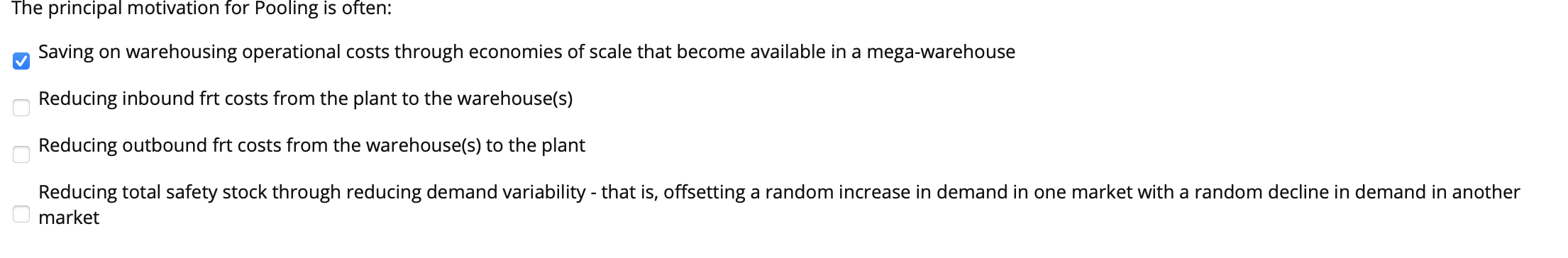 For question 1, there is more than 1 answer , I
