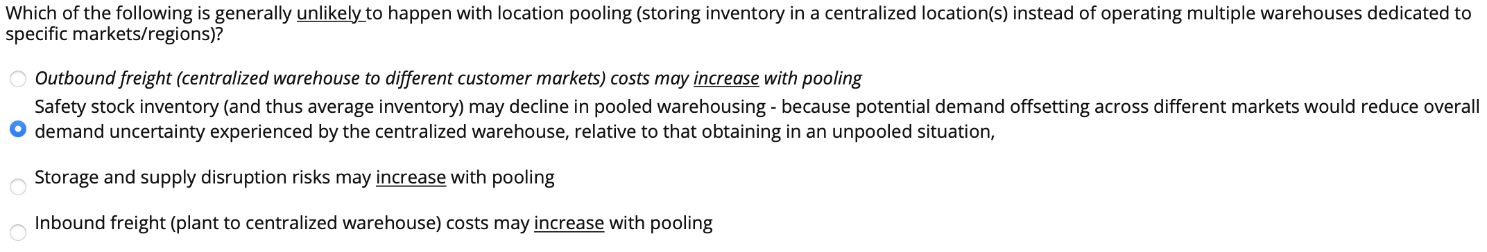 For question 1, there is more than 1 answer , I