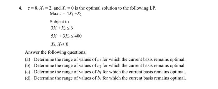 Please solve without excel and show steps . 4. z