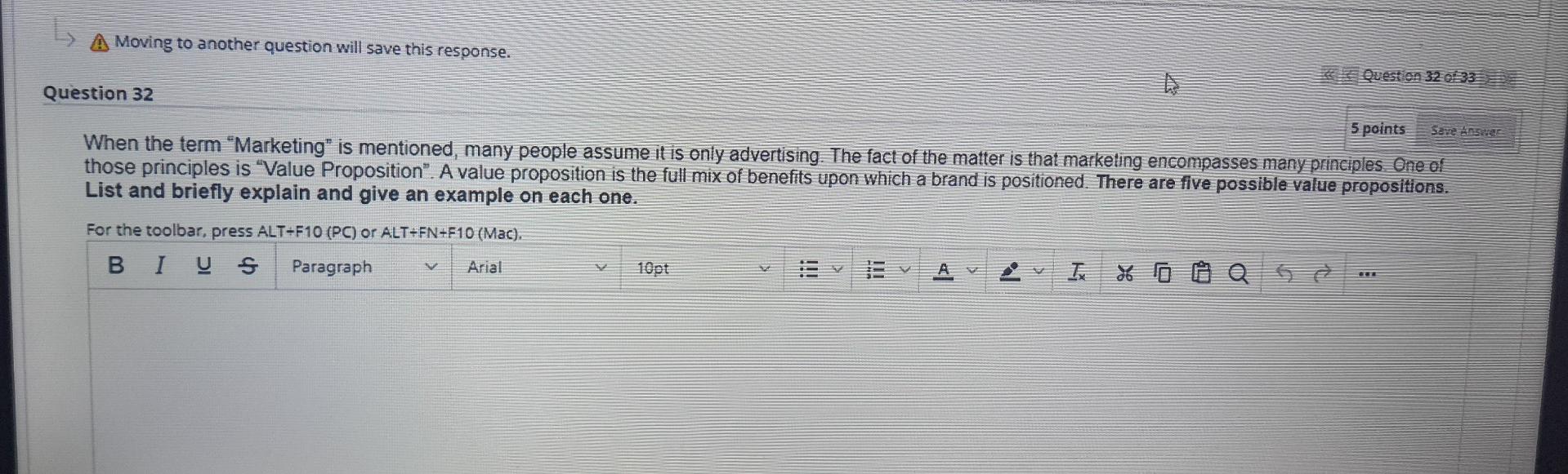 eassay please A Moving to another question will