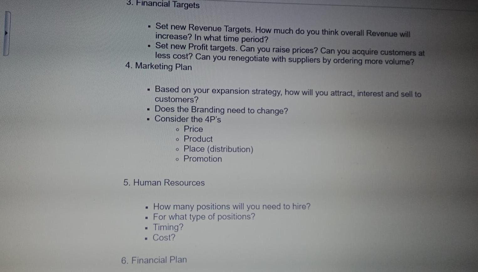 could you please make growth plan for Blake Lock