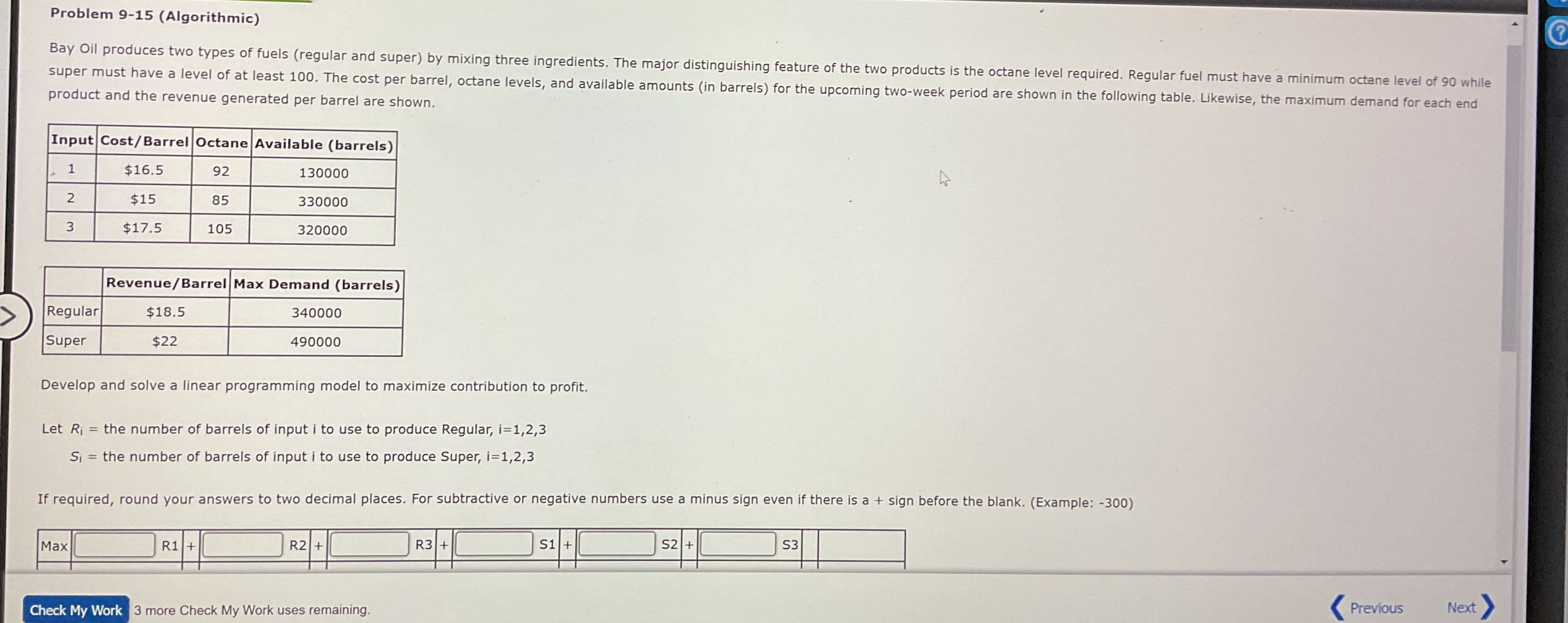 Problem 9 - 1 5 ( Algorithmic ) product and the