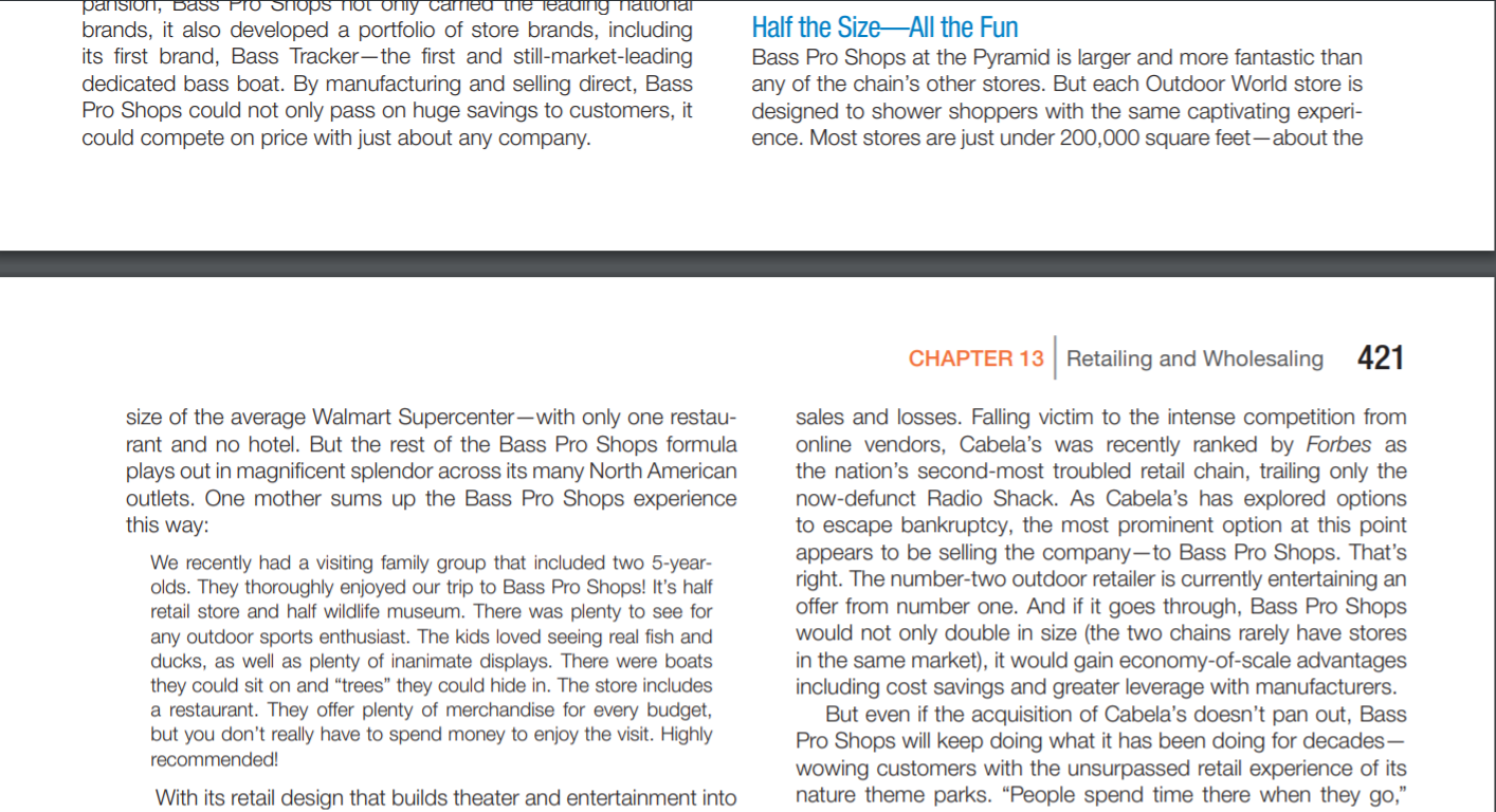 Company Case Bass Pro Shops: Creating Nature's