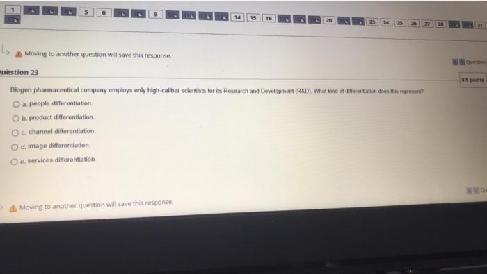 16 Question 05 Moving to another question will