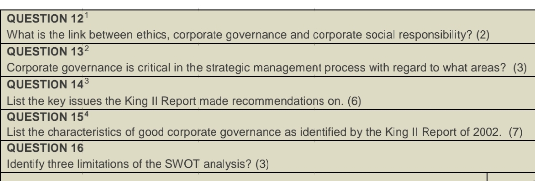 QUESTION 1 2 1 What is the link between ethics,
