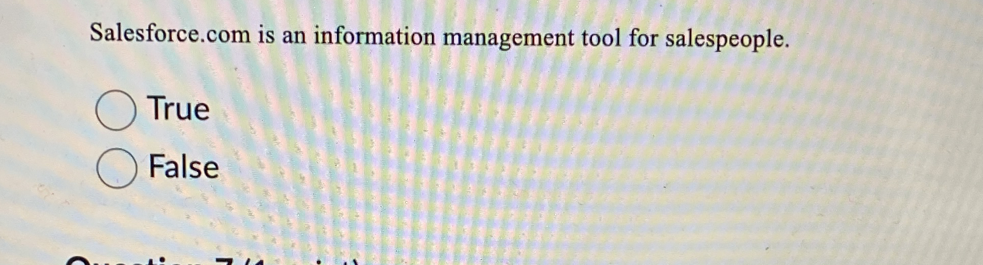 Salesforce.com is an information management tool