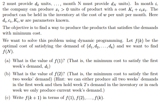Use linear programming to answer the question