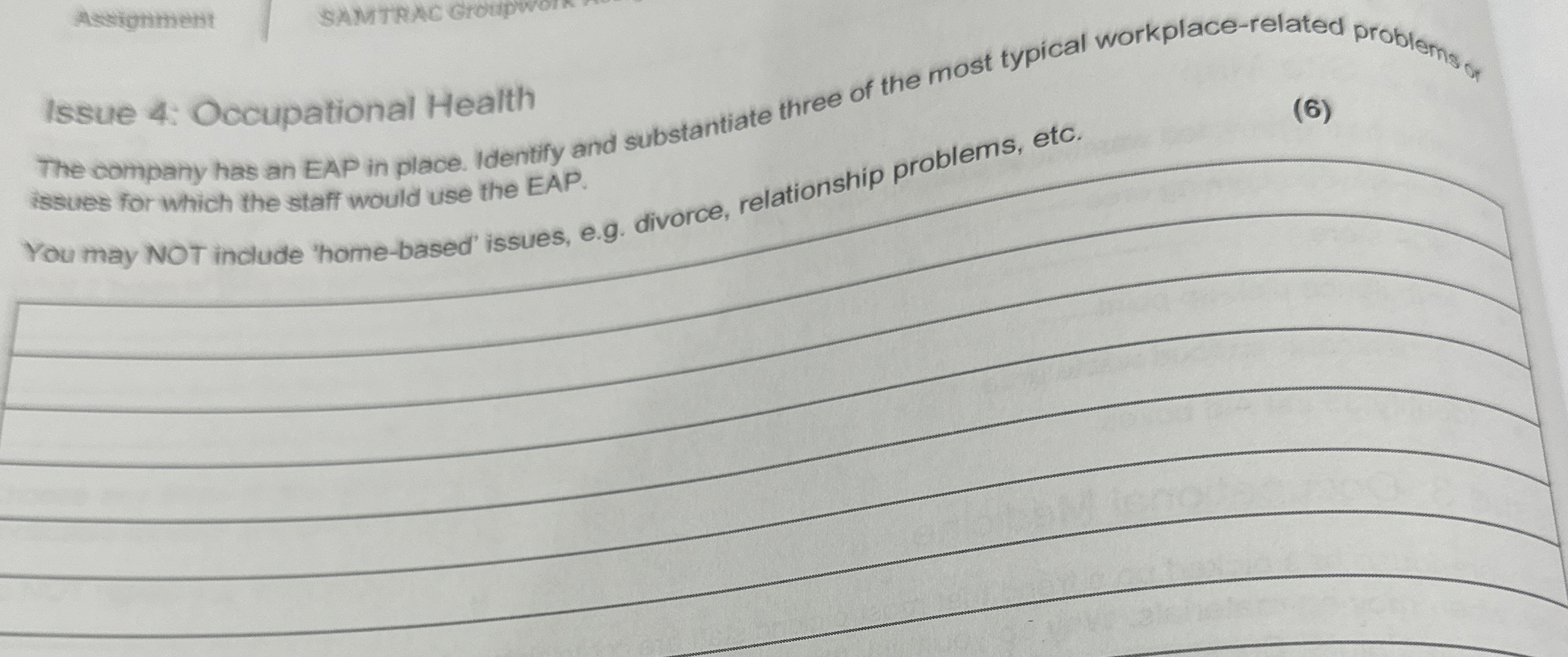 Scenario Facilities at a Hyper Store Warehouse