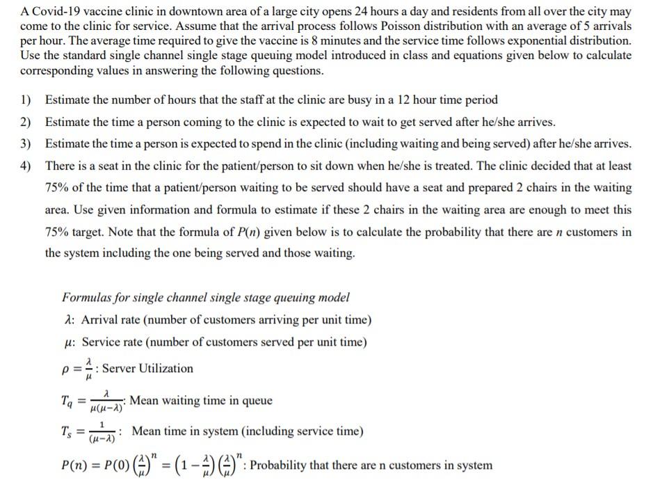 A Covid-19 vaccine clinic in downtown area of a