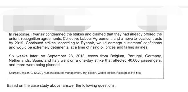 Human Resource Management Labour Relations at