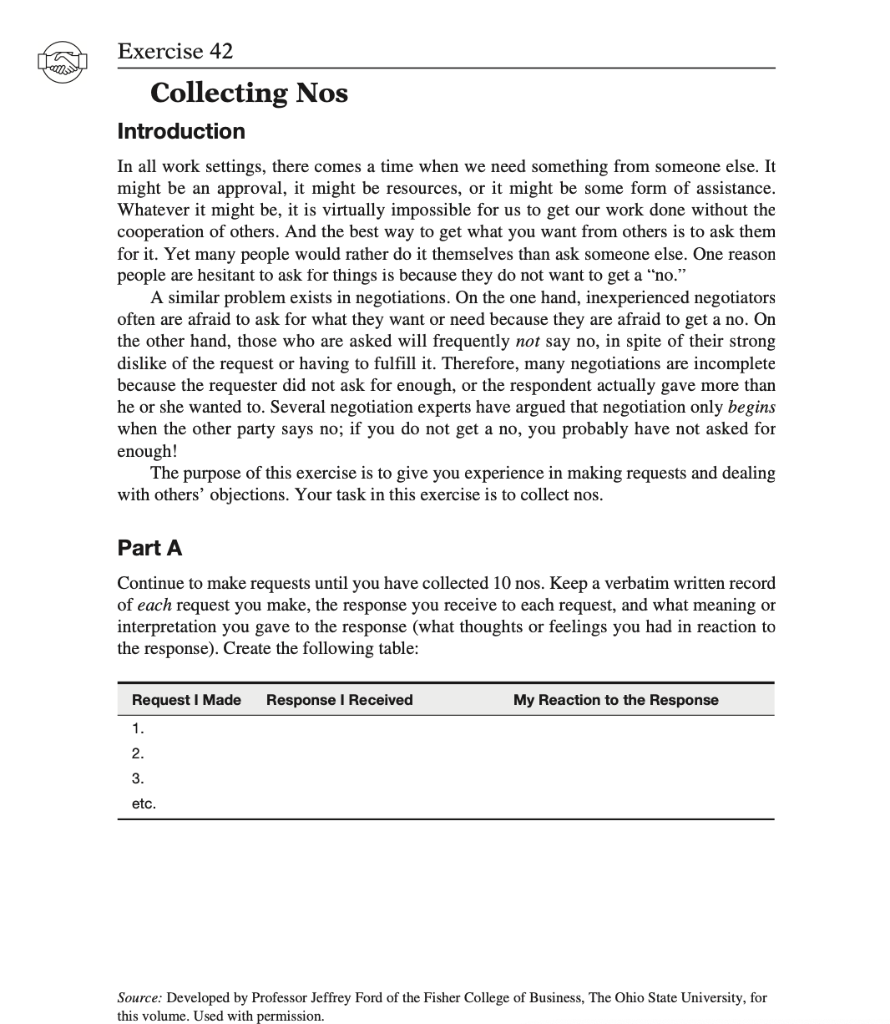 This assignment corresponds with Exercise 42 (p.