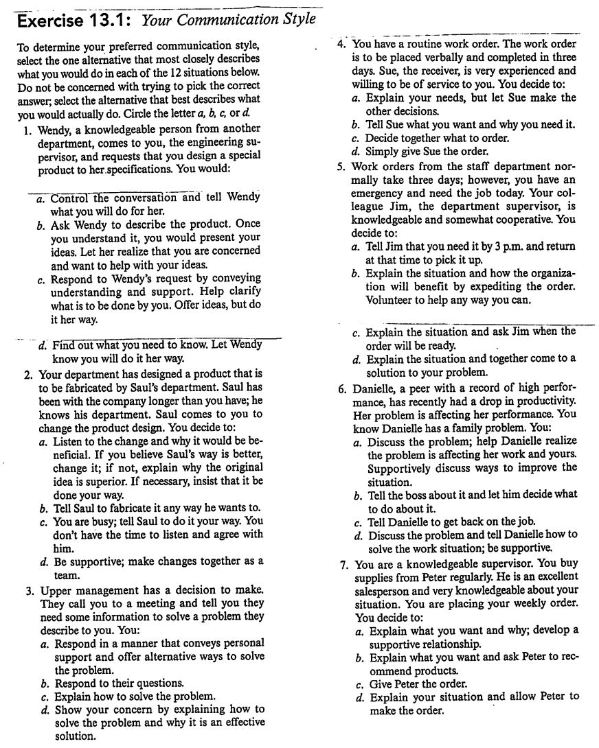 Complete the exercise (attached) , assessing your