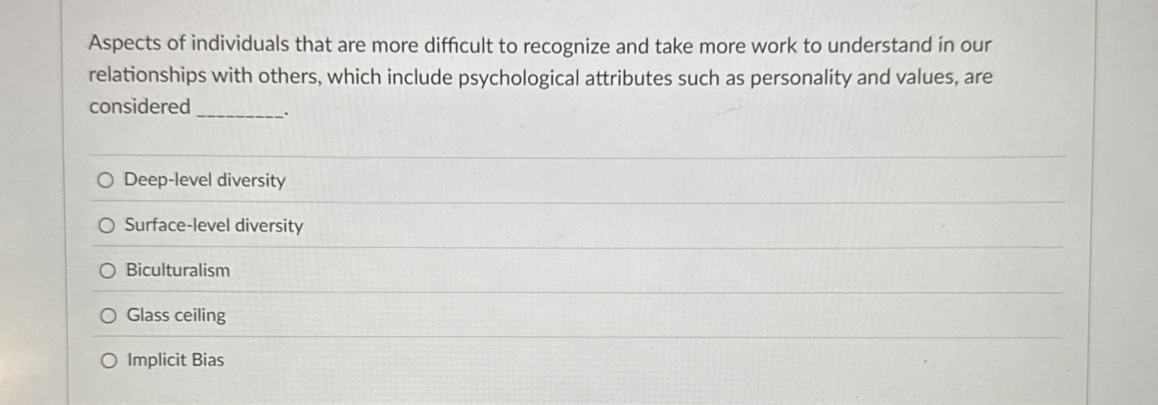 Aspects of individuals that are more difficult to