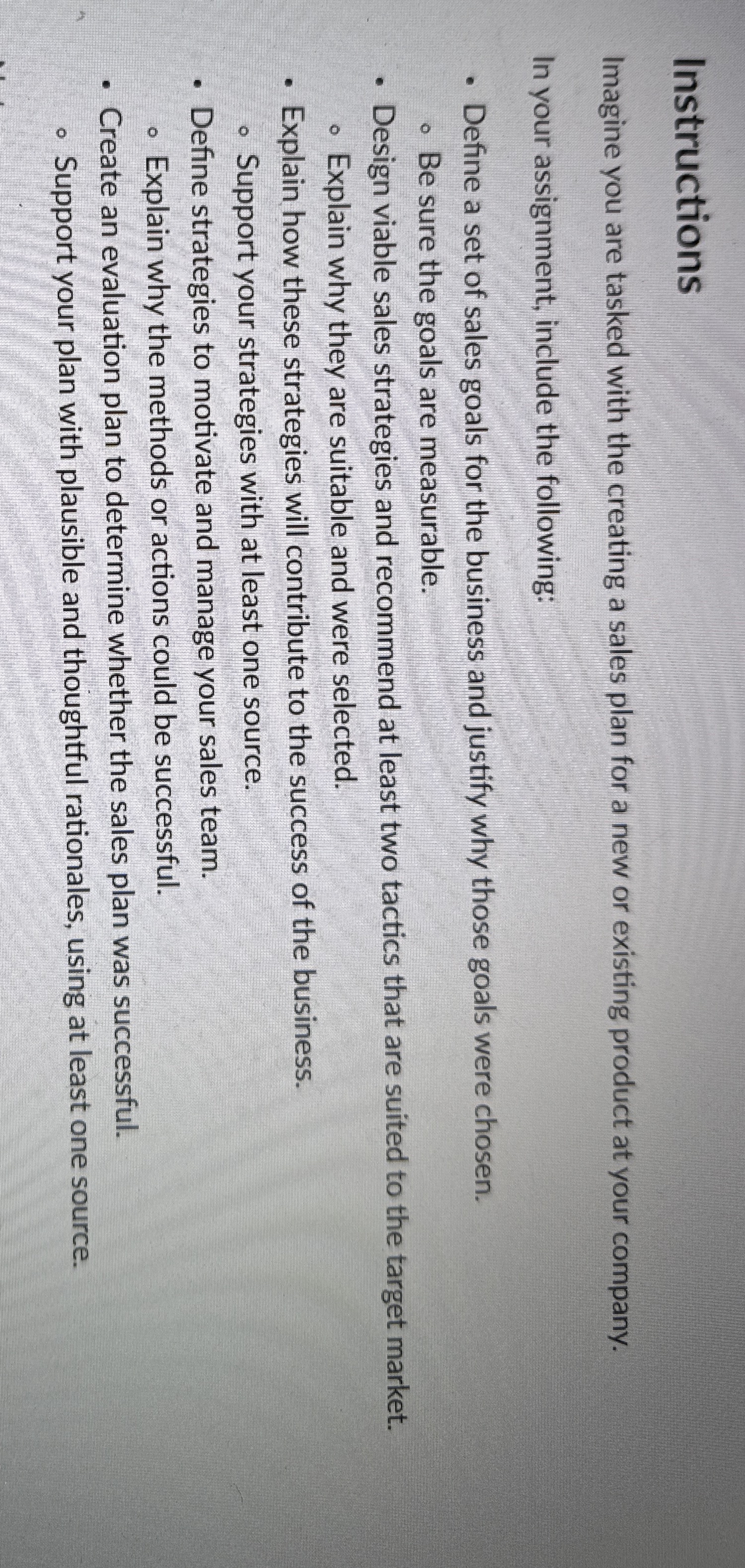 Overview Using what you've learned, create a