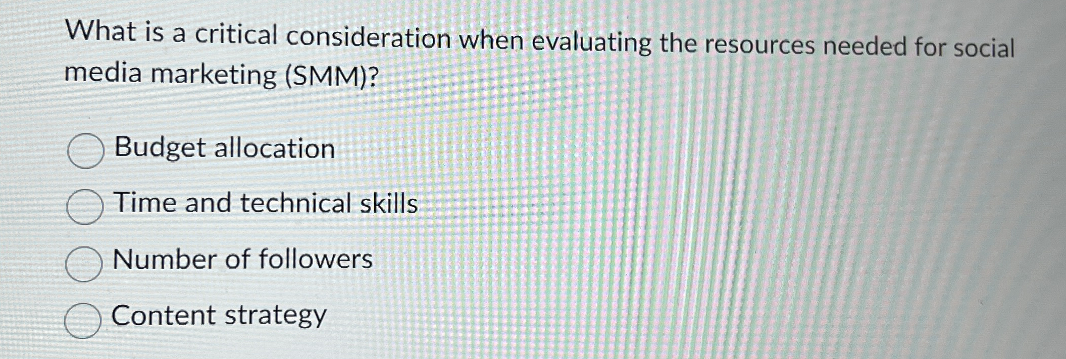 What is a critical consideration when evaluating