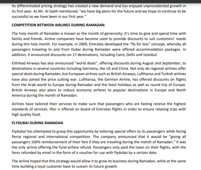 What challenges do you expect fly Dubai is