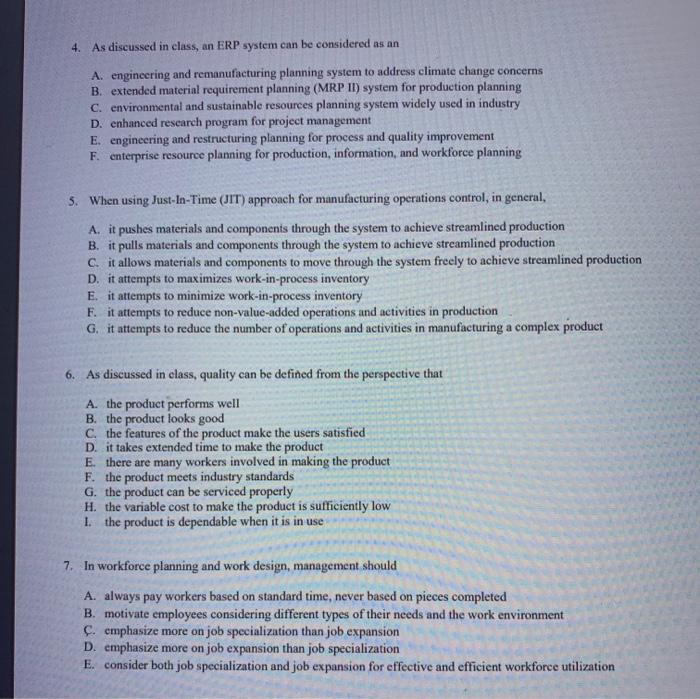 1: A,B,C If indeed A, B, C are correct, you will