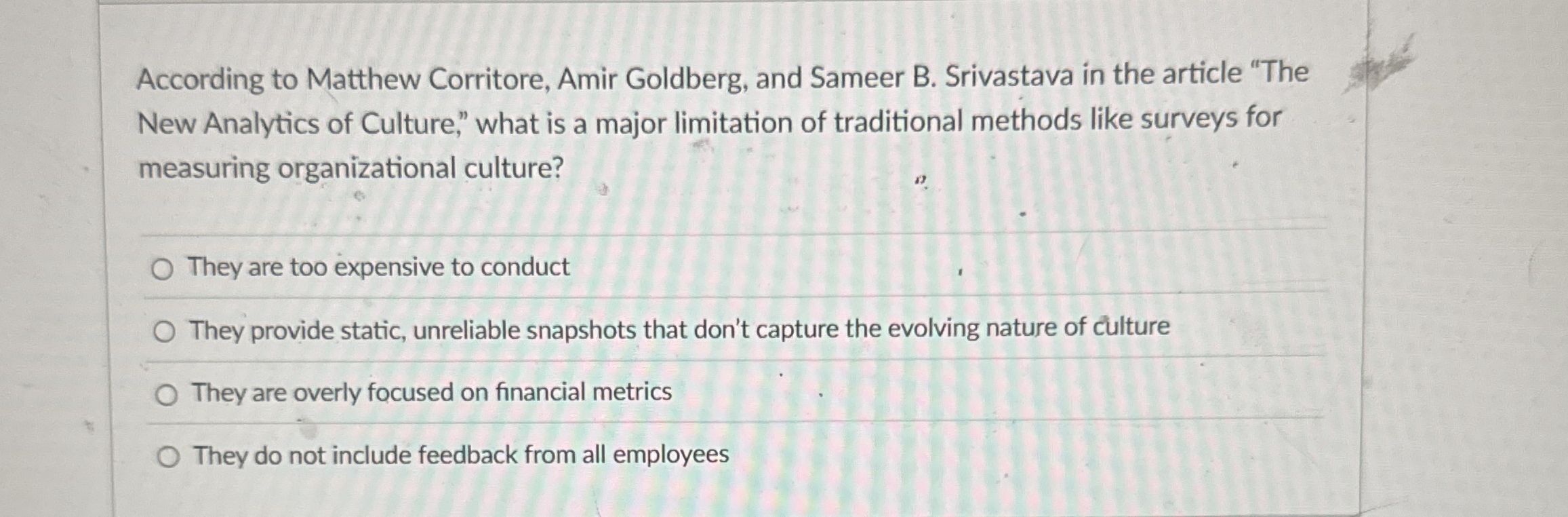 According to Matthew Corritore, Amir Goldberg,