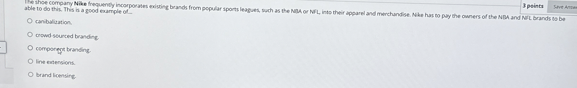 The shoe company Nike frequently incorporates