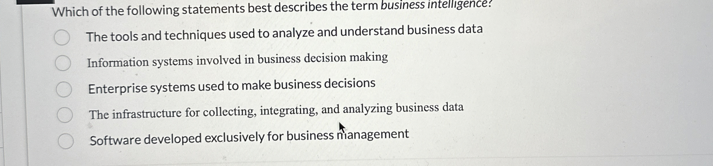 Which of the following statements best describes