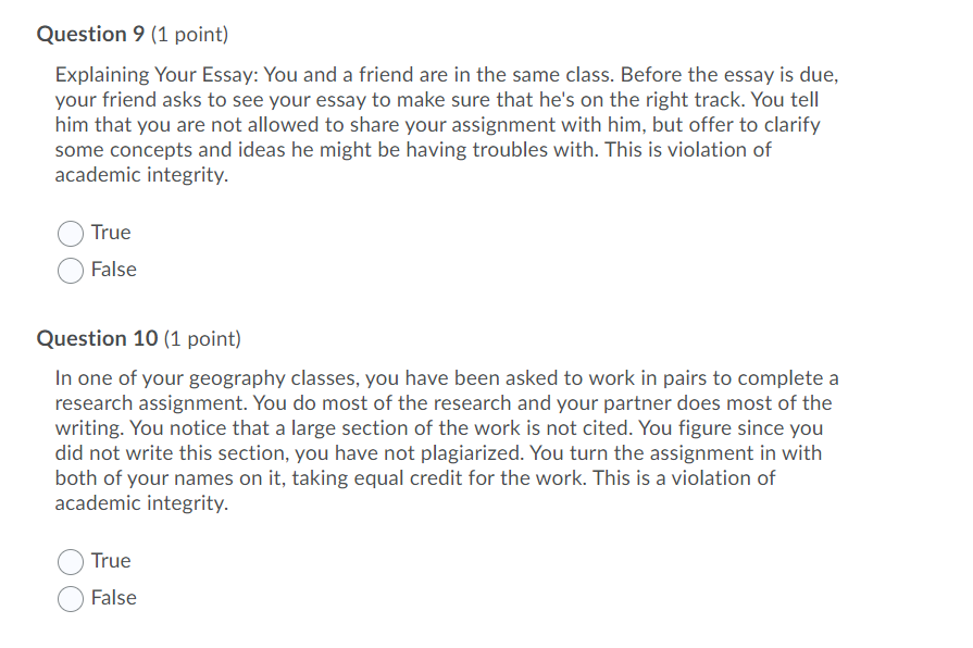 Question 1 (1 point) Your classmate has missed