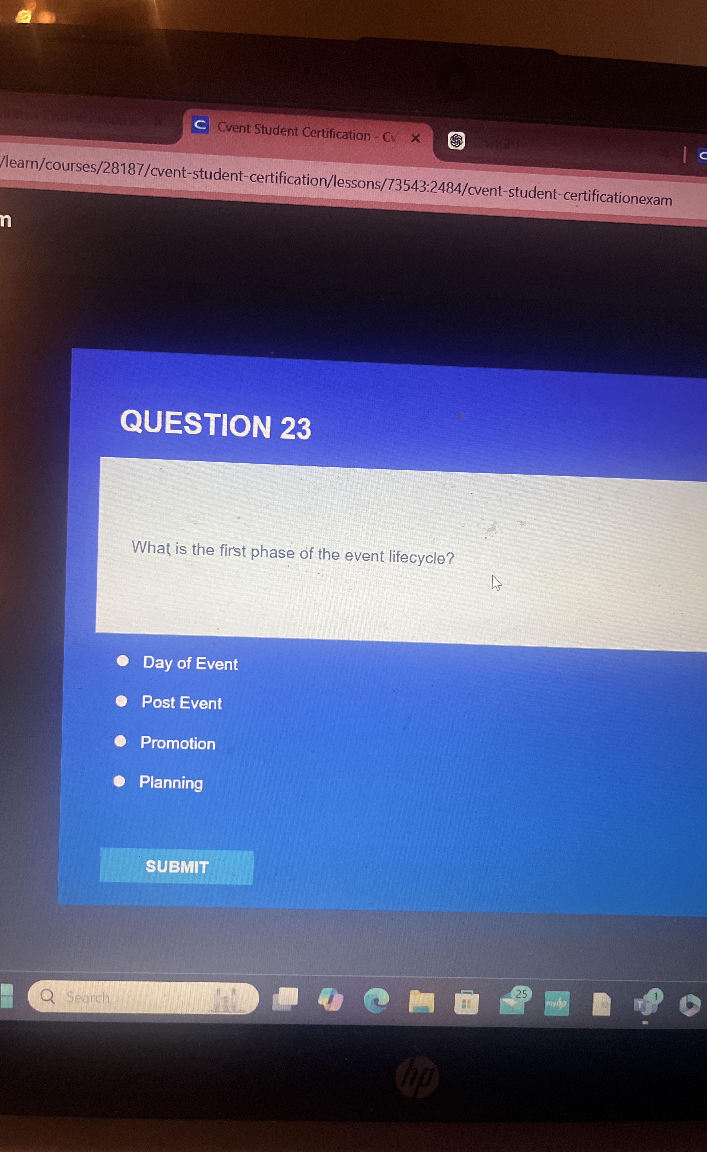 Cvent Student Certification - CV / learn /