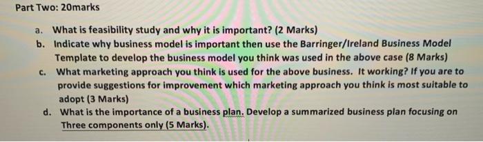 please read the case and answer the below