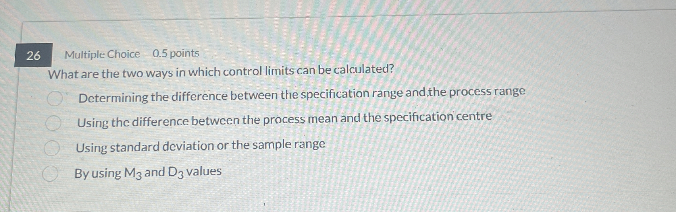 2 6 Multiple Choice 0 . 5 points What are the two