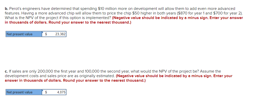 Problem 3-11 (Algo) Perot Corporation is