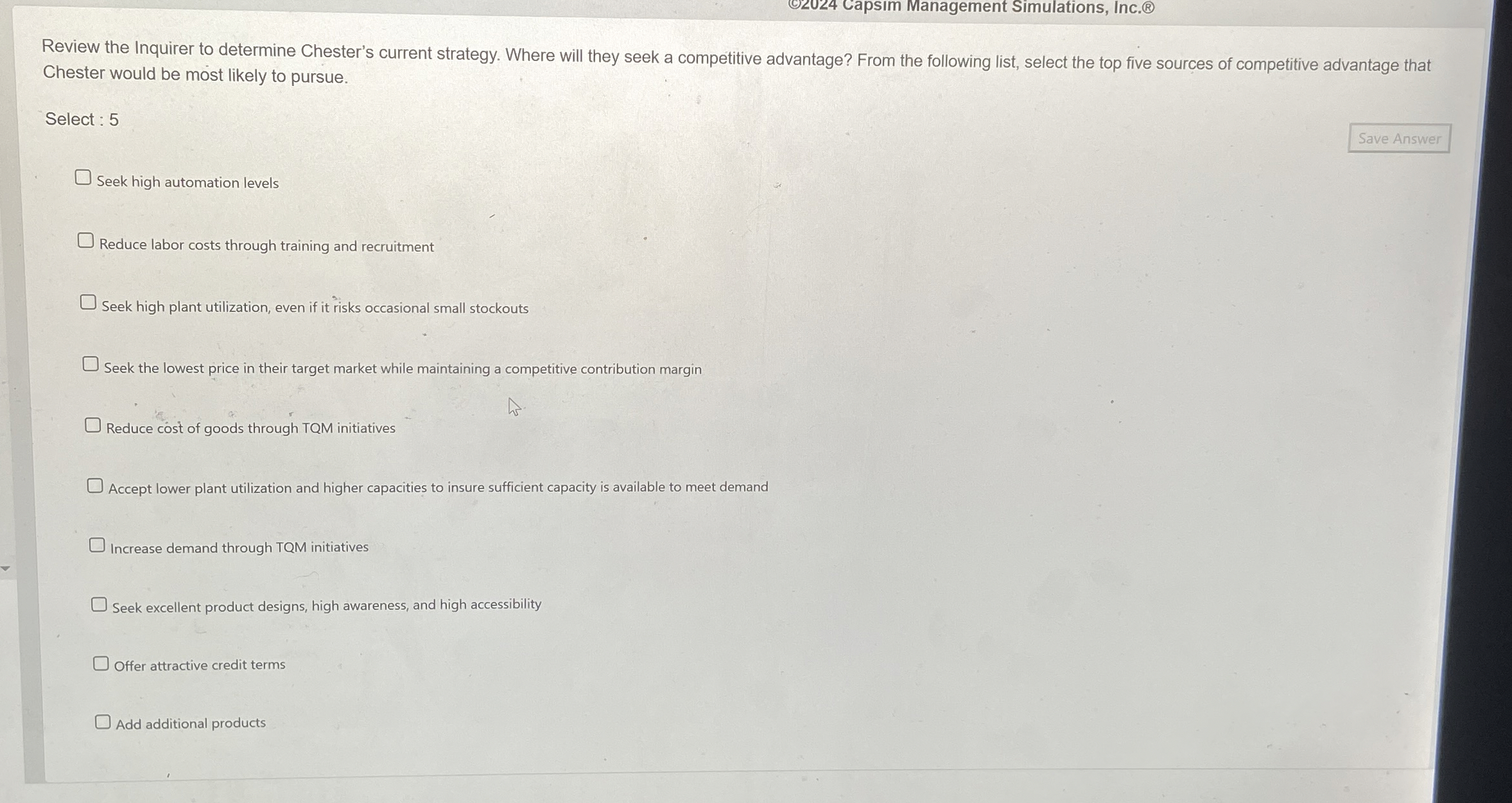 ( C 2 0 2 4 Caps m Management Simulations, Inc. ?