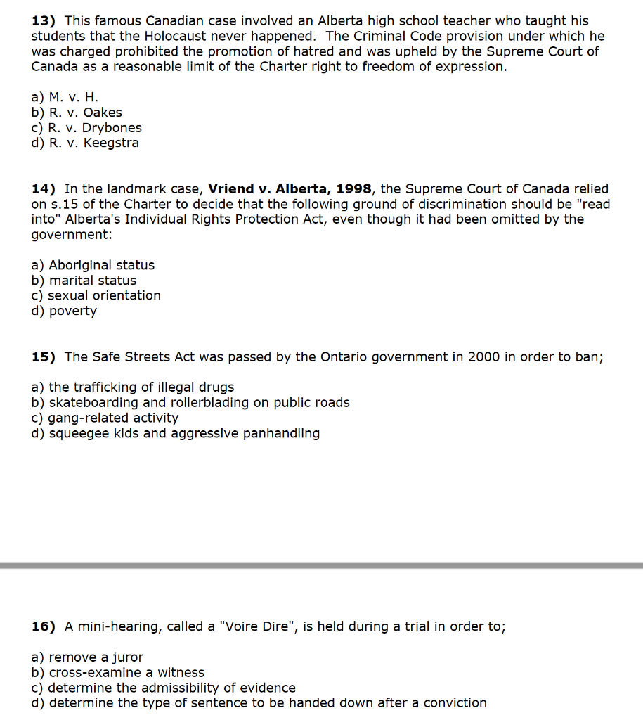 Pls help ASAP. This is law course based