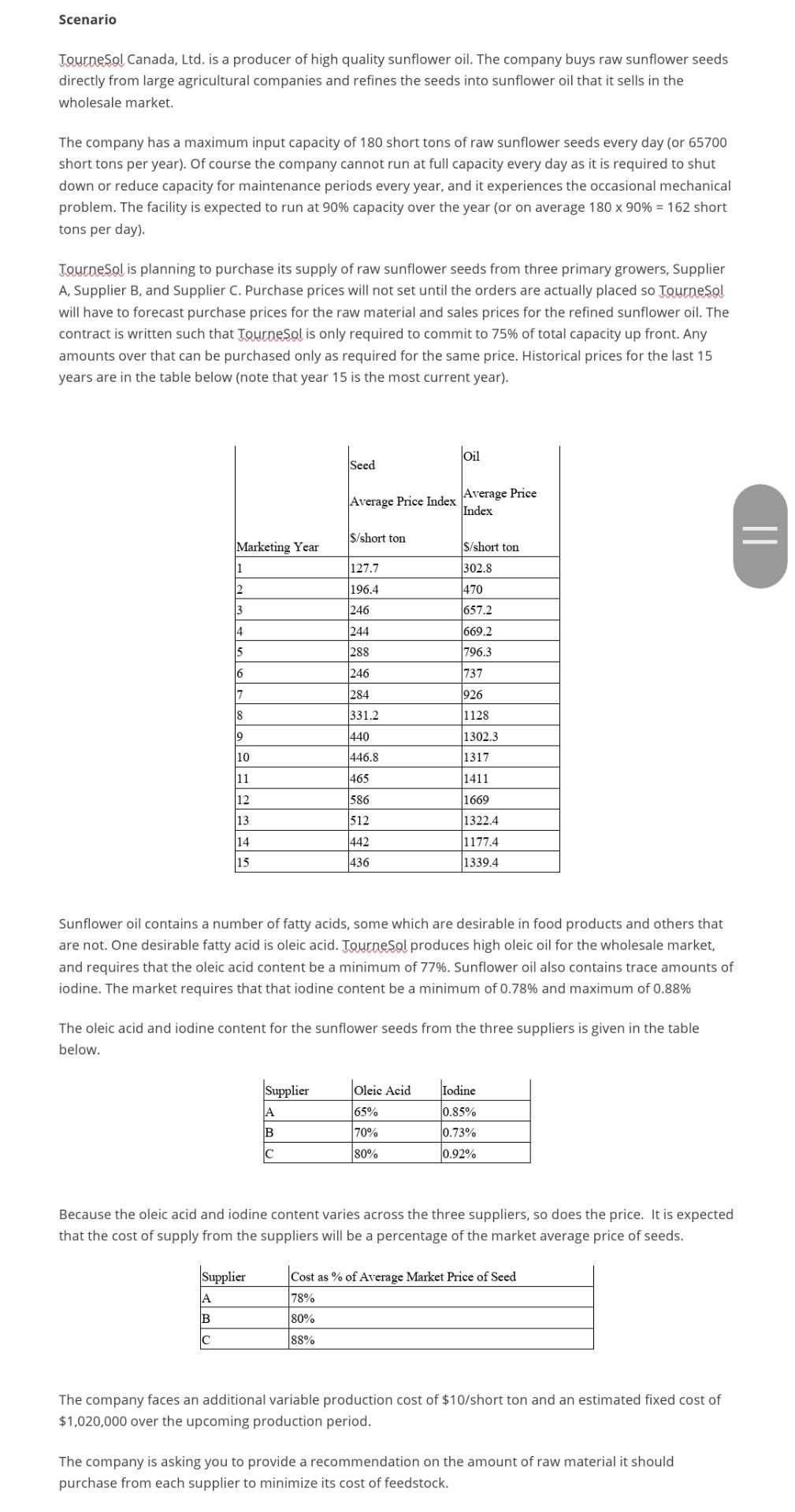 Final Case Study Instructions and Submission Due