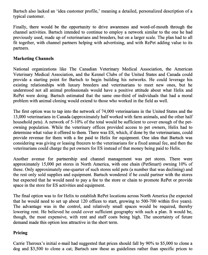 Question: Define the problem in the case and