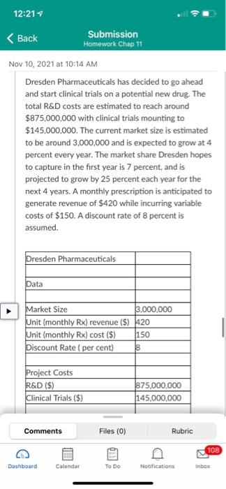 1. 2. 3. 4. 5. 12:21 < Back Submission Homework