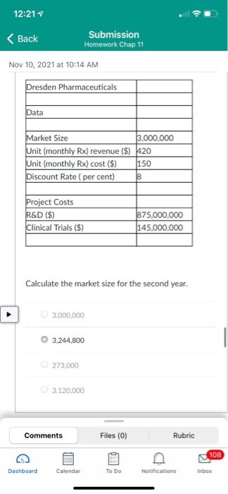 1. 2. 3. 4. 5. 12:21 < Back Submission Homework