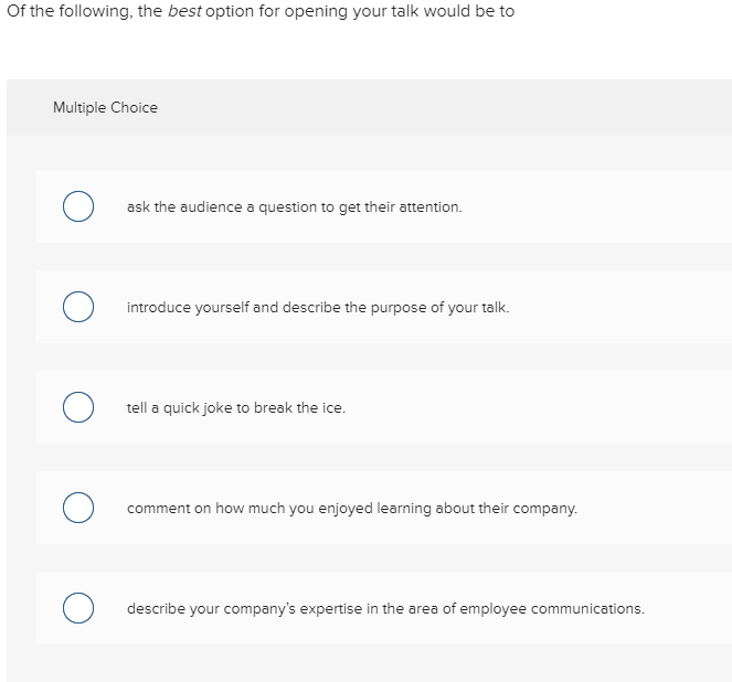 This activity will enable you to practice making