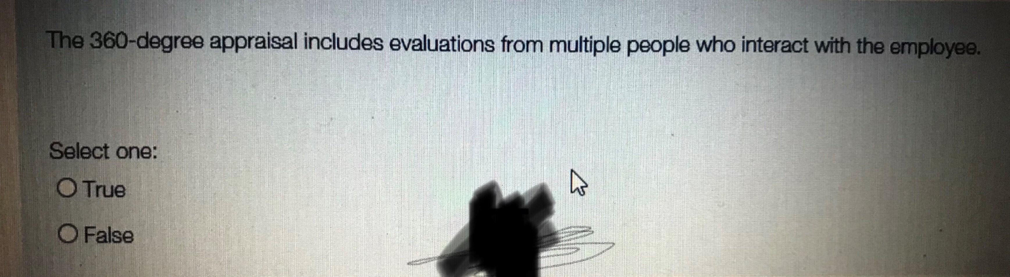 with explanation The 360-degree appraisal