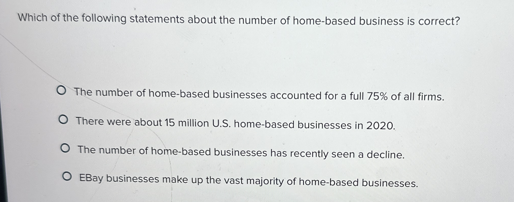 Which of the following statements about the