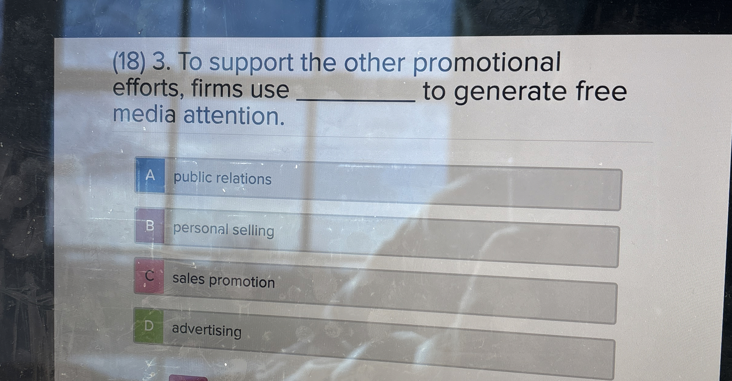 ( 1 8 ) 3 . To support the other promotional