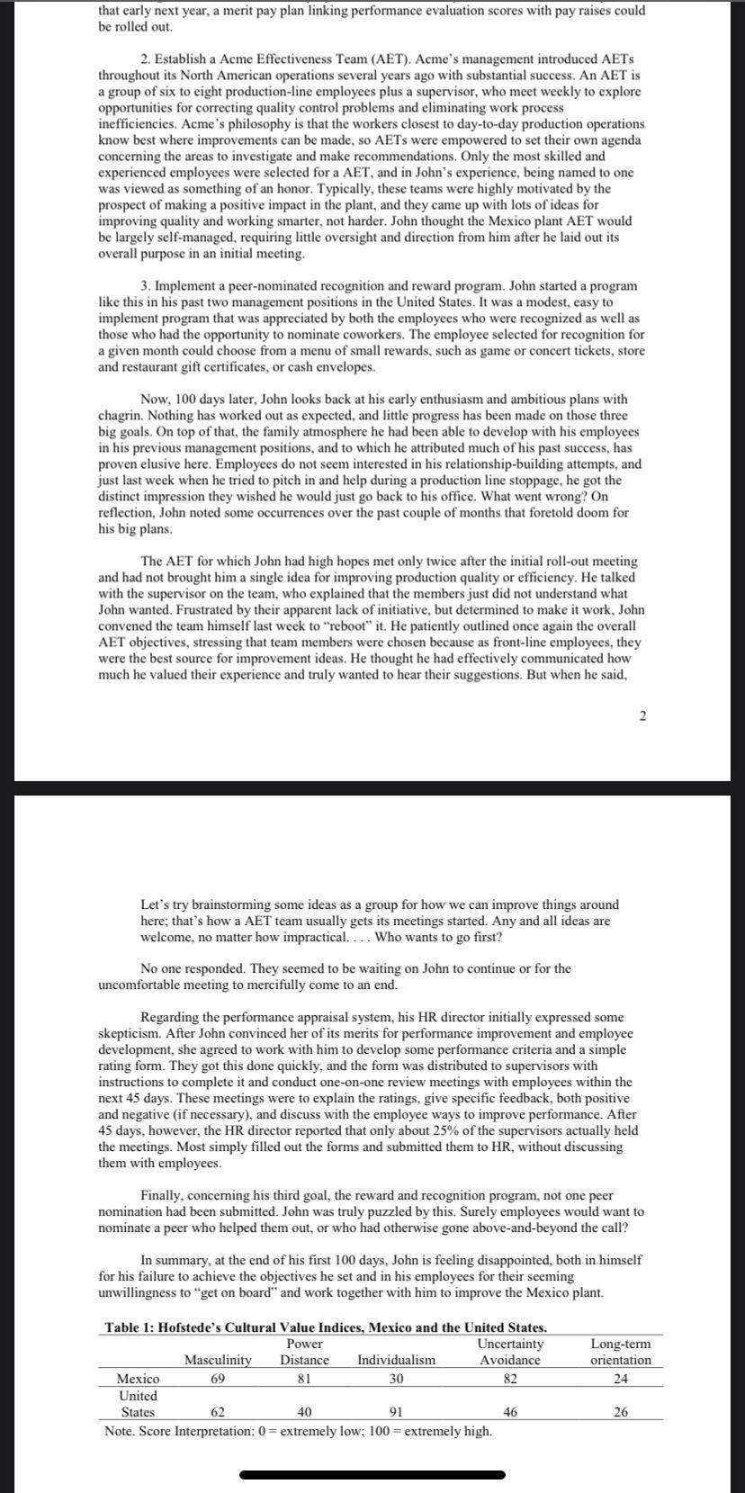 Prepare a Case Study Analysis report based on the