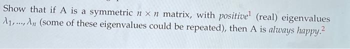 a Let T:R" R" be a linear transformation. First